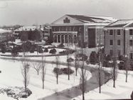Wright Circle in the snow